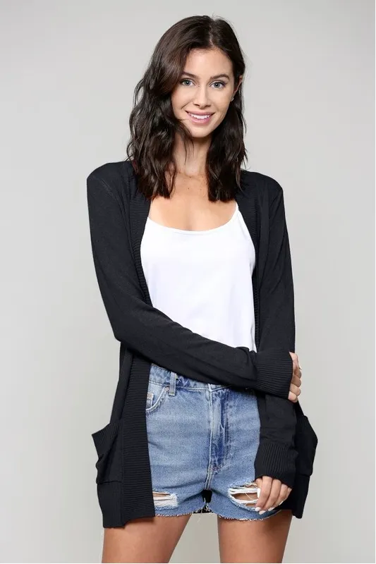 Cozy Black Cardigan