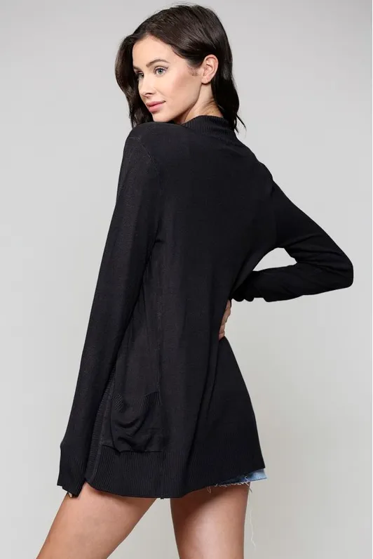 Cozy Black Cardigan