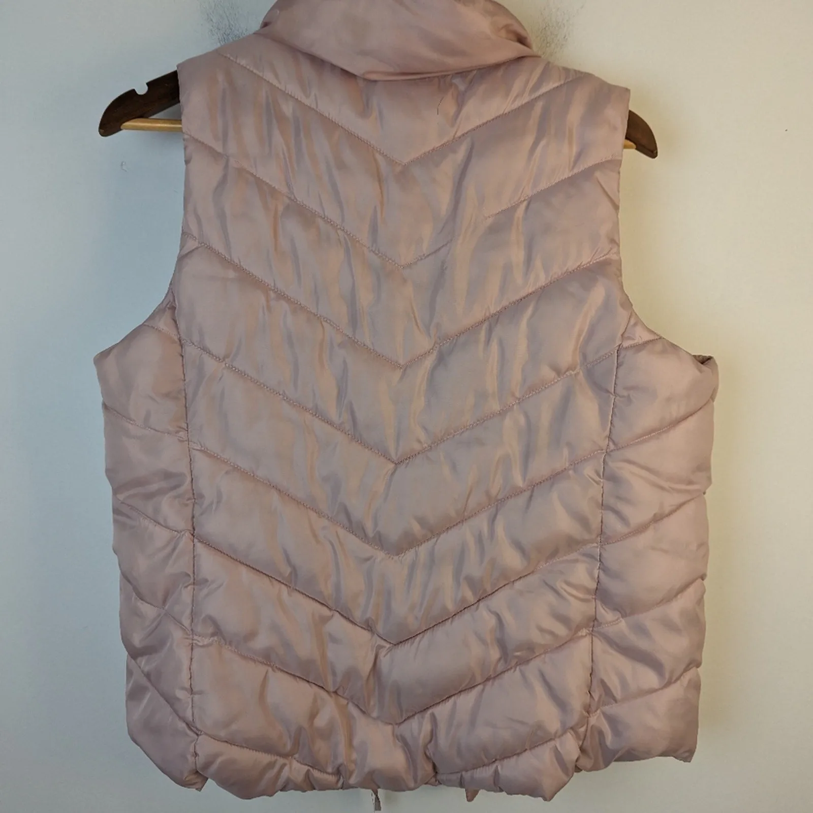 So Pink Puffer Vest / Large